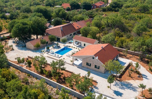 6 Bedrooms, 5 Bathrooms, 3 Living areas, Heated Private Pool, Hot-tub, Finnish Sauna, Billiards, Table tennis, several outdoor dining areas