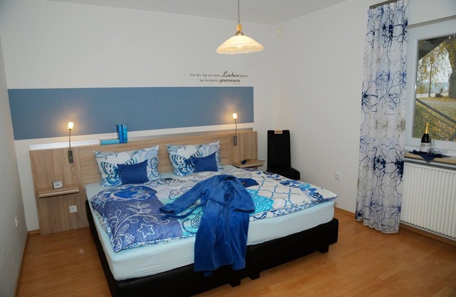 60qm große Ferienwohnung im EG mit Balkon