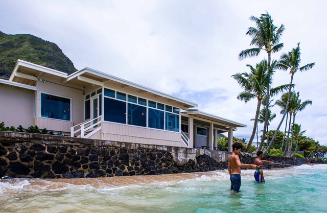 A Beach House that's actually on the beach!