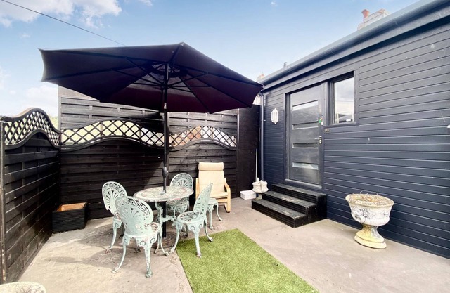 A first-floor studio apartment in the centre of Tidworth.