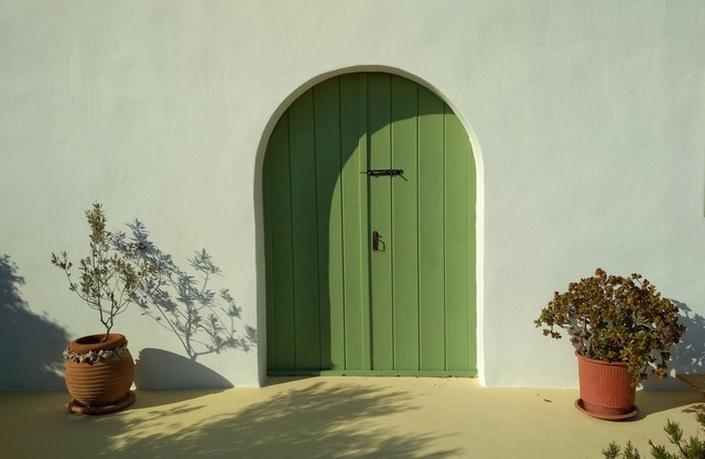 a house between the sky and the sea of ​the island of Leros