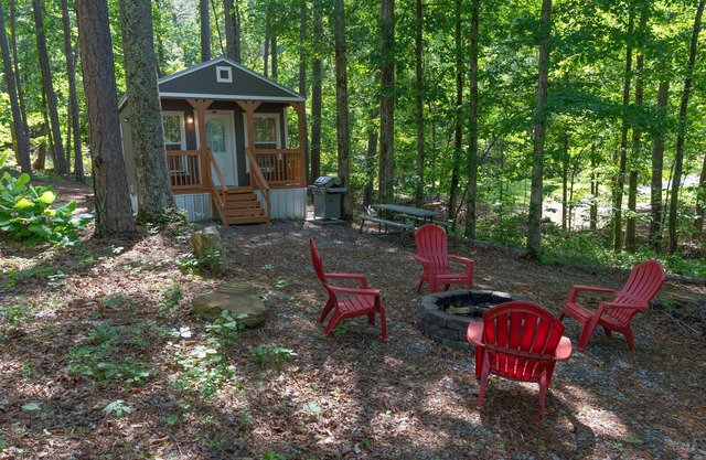 A tranquil Tiny House on Lewis Smith Lake
