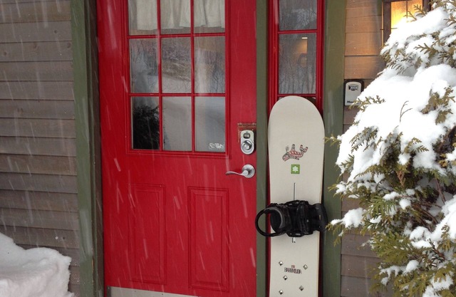 Absolute Slopeside Condo Private Entrance