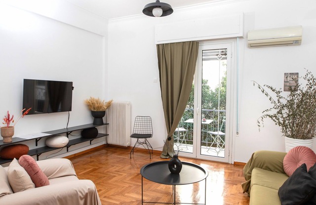 Acropolis 80m2 OliveStyle Apt Friends&Family