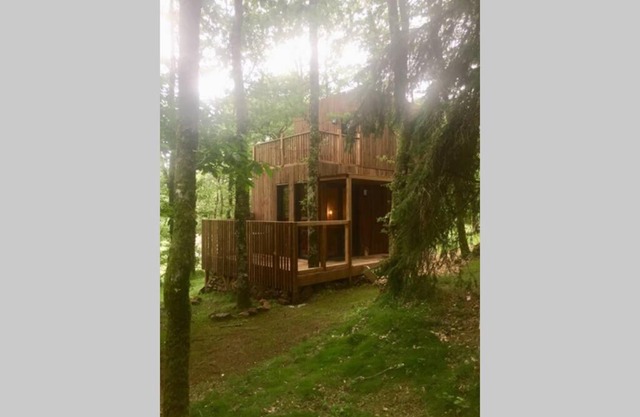 Adorable Cabane dans un espace boisé