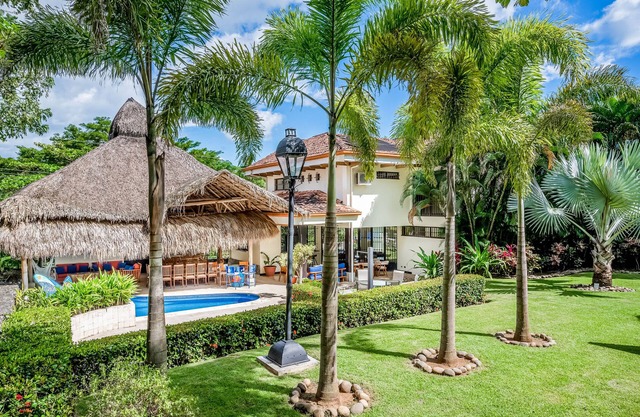 Airy oasis with a grand outdoor space, private pool, & shared tennis court