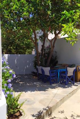 Almond trees house