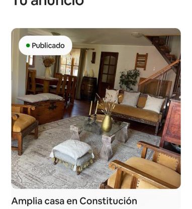 Amplia casa acogedora en Constitución