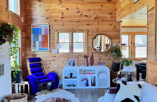 An Eclectic Private Cabin on Ten Wooded Acres