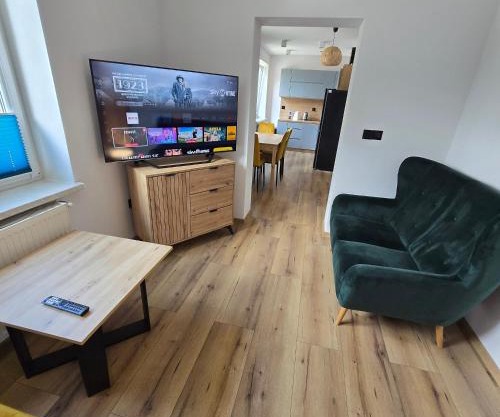 Apartament z kominkiem koło stoku