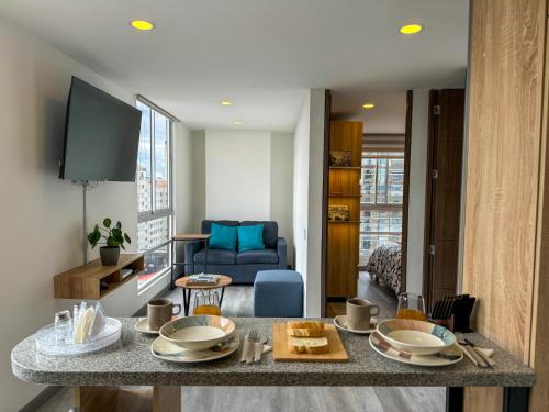 ApartaSuite con la mejor vista en Centro Internacional Bogotá