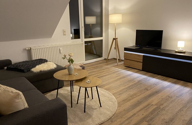 Apartment "Auersbergblick" with balcony for hiking, cross-country skiing, biking and saunas