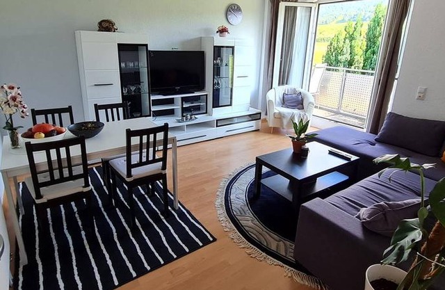 Apartment with balcony, 80 square meters, 1 bedroom, 1 living room/bedroom, max. 3 adults and 1 child