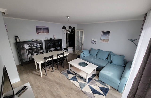 Apartment F2 45 m2, private covered parking in the city center of DEAUVILLE
