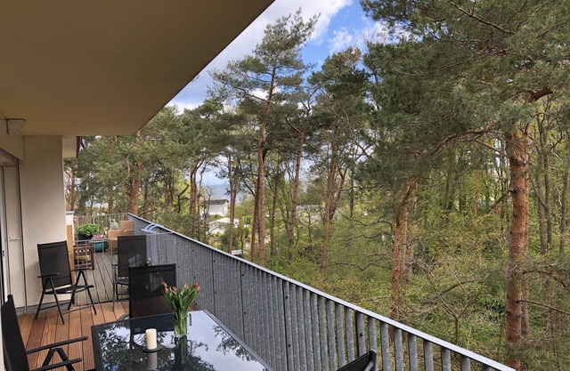 Apartment, gr. Terrace, near the beach, free of charge WLAN, pool, sauna 2026 incl. Spa tickets