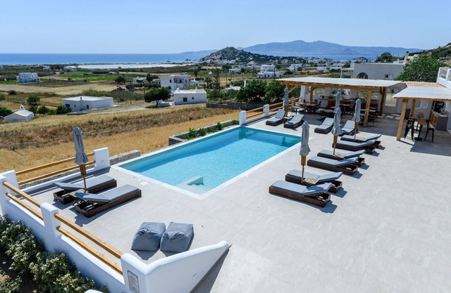 Apartment In A Hotel 'Naxos Earth Residence' with Sea View, Wi-Fi and Air Conditioning