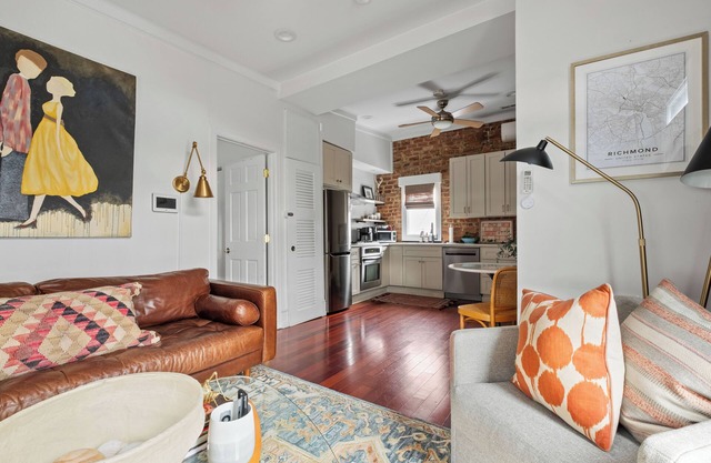 Apartment in the arts district appointed and operated by interior design firm