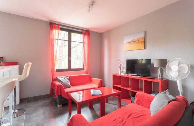 Apartment "Le Vignemale" in Lourdes, 4 people, private garden, balcony, fast Wi-Fi, close to sights