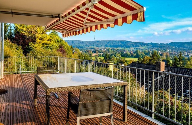 Apartment mit Fernsicht, nahe Schweizer Grenze