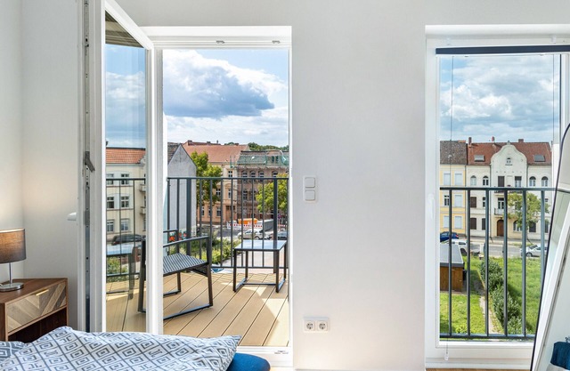 Apartment 'Modernes Loft An Der Elbe' with Balcony, Wi-Fi and Air Conditioning