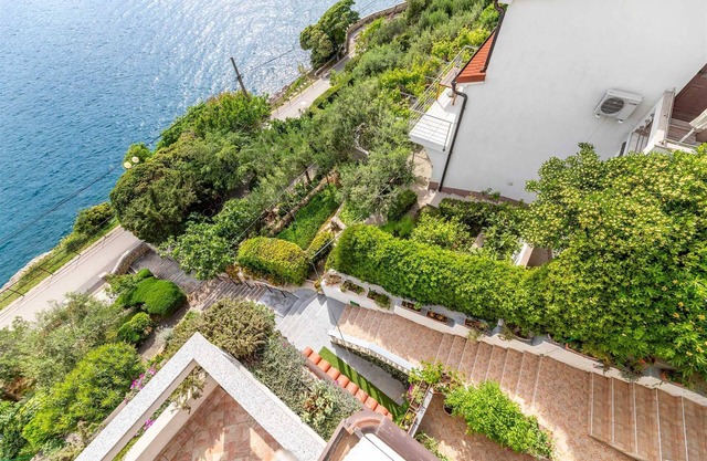 Apartment on the sea with a balcony with a beautiful view