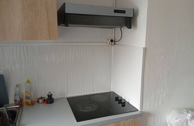 Apartment with bedroom, living room and fully equipped kitchen in the city center.