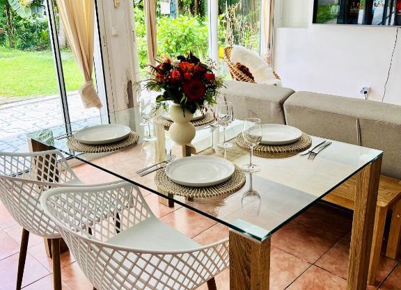 Appartement charmant à Petit-Bourg/73 m²/Vue sur jardin