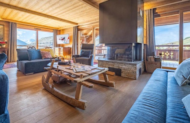 Appartement de luxe à l'Alpe d'Huez, sur les pistes, terrasses, parking, 175m² pour 8 personnes - FR-1-645-37