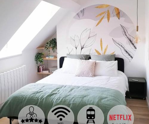Appartement Hagaki vue panoramique proche gare Netflix