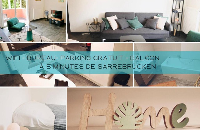 Appartement unique sur Stiring Wendel avec Balcon