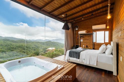 Apt w/fireplace, jacuzzi, and amazing view VST027