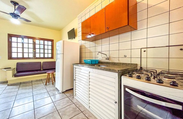 Apto confortável com Wi-Fi e churrasq - Ubatuba/SP