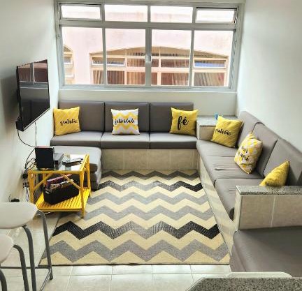 Apto Guarujá 1 Dorm com Garagem Coberta 280m da Praia