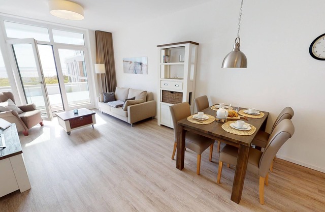 Arrive and feel good - your Baltic Sea apartment C-07 for 4 people + dog with sea view.