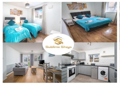 Atkinson Pet-Friendly 1-Bedroom Apartment in Crawley with Private Garden & Parking