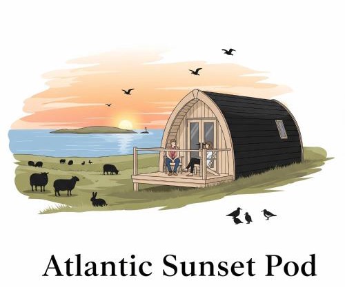 Atlantic Sunset Pod, Isle of Benbecula