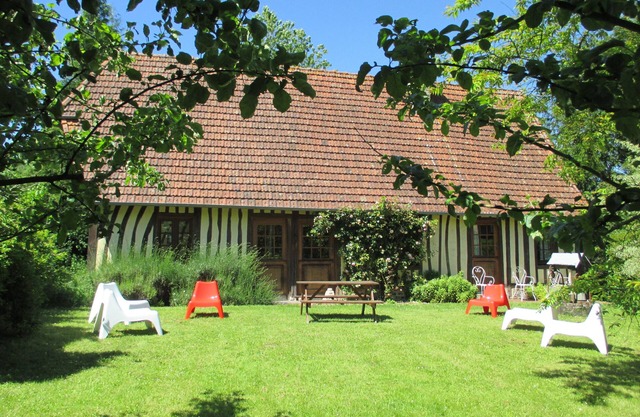Authentic Norman half-timbered house