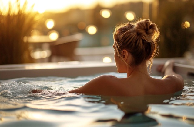 Azure Horizons– Retreat Hot Tub Glamping Pod PF 08