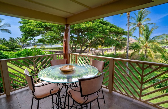 BBQ Grill on the lanai. Waikoloa Beach Villas G22