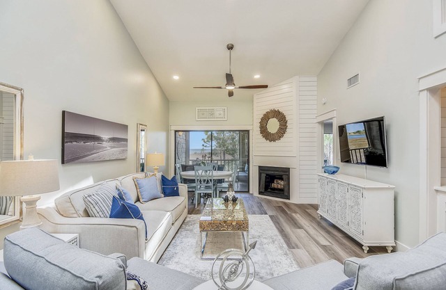 Beach and Bay for Days | Water Views | Golf Cart | Walk to Beach & Baytowne Wharf!