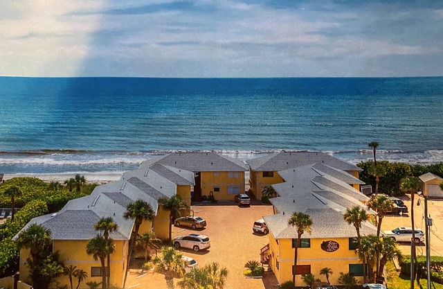 Beach Front Condo with Ocean View and Great Community Deck on the Space Coast!