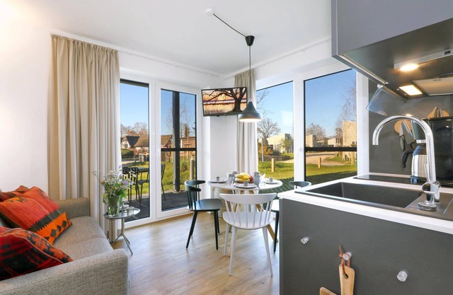 Beach front apartment