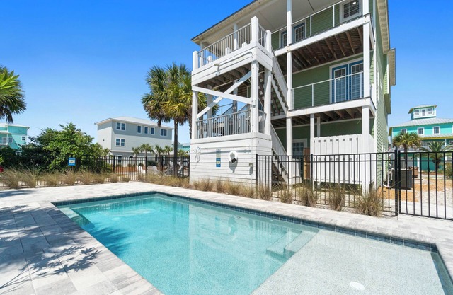 Beach Home | Sleeps 23 | Pool | Game Room|EV Charger|Beach Gear