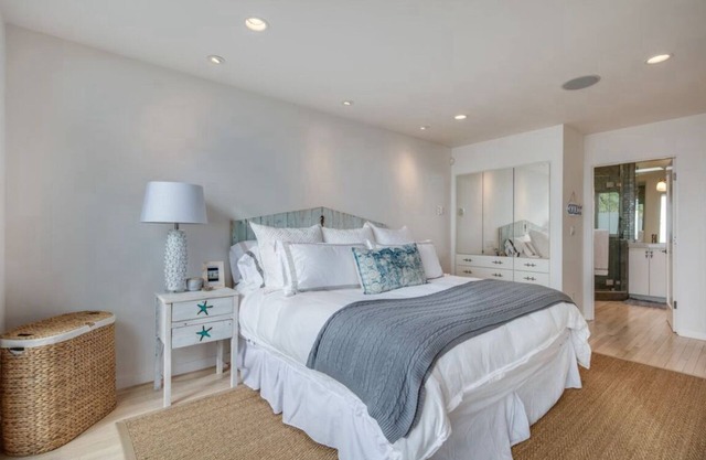 Beachfront home, steps from the sand