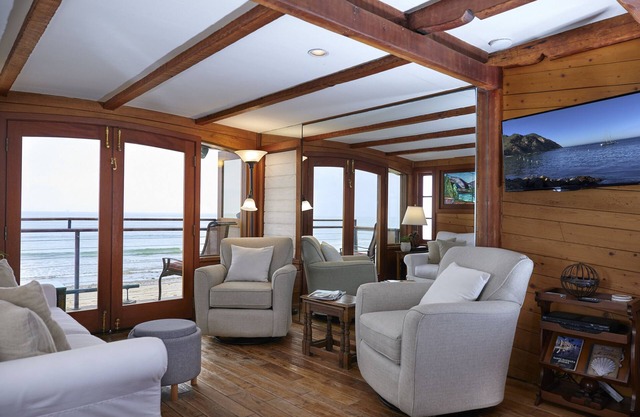 Beachfront Retreat On Sand with Charming Nautical Features | Lower Unit