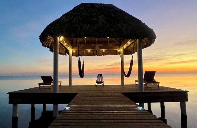 Beachfront Villa with Dock & FREE Golf Cart!