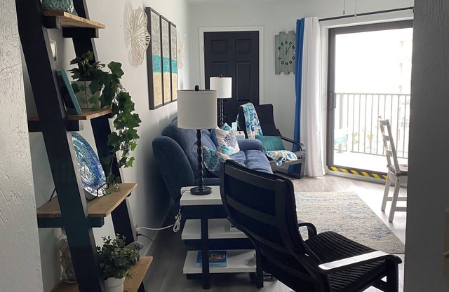 beachside condo with ocean and river views, new pool & onsite beach access