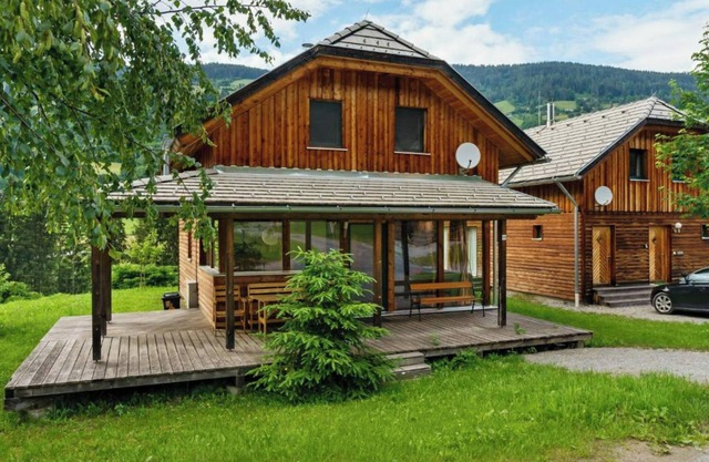Beautiful wooden chalet near ski area with sauna