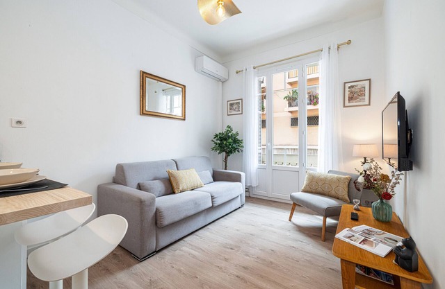 Beautiful 2 bedrooms apt - A/C - City center