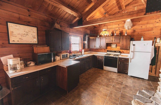Beautiful 3bd + Loft Log Cabin in Lakeside All Inclusive Resort